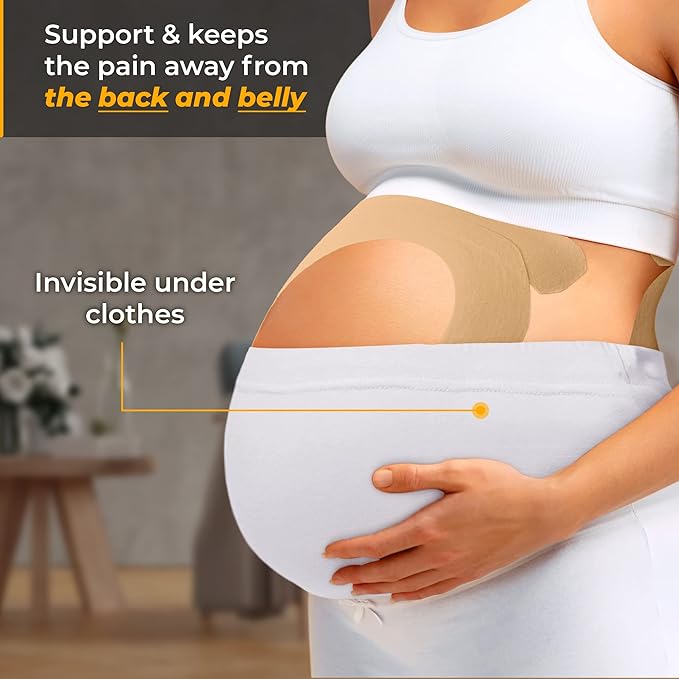 Kinesiology Tape-Incredible Support for Athletic Sports and Recovery + Free Taping Guide-Uncut 2 inch 50 feet Roll (Desert Beige + Free Taping Guide, Pack of 1)