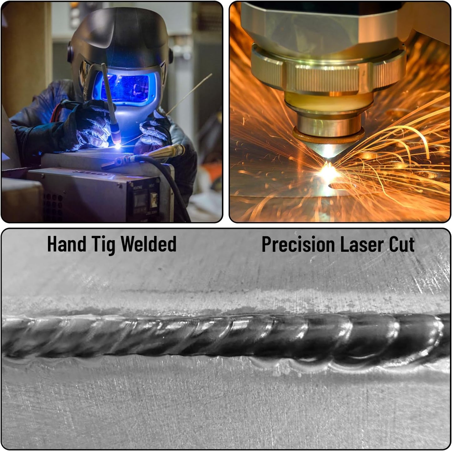 Pit Posse 431 Utility Fuel Jug Rack Holder Shelf 46" Fits 4 Five Gallon Jugs - Made in USA - Enclosed Race Trailer Garage Shop Aluminum Quad Four Mount Storage Organizer (Silver)