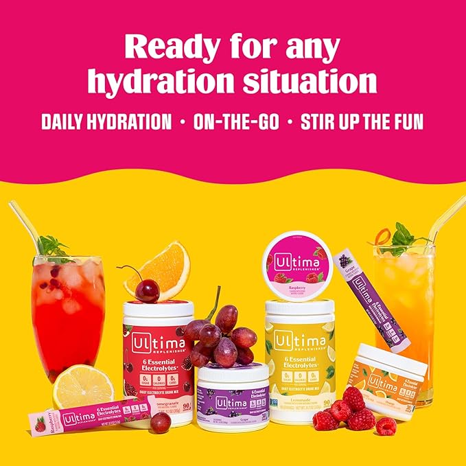 Ultima Replenisher Mocktini Electrolyte Powder Drink Mix – Sugar Free – Piña Colada, 90 Servings – Hydration Powder with 6 Electrolytes and Trace Minerals – Keto Friendly, Non-GMO