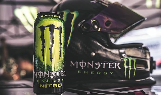 Monster Energy Nitro Super Dry, Maximum Strength, Energy Drink, 16 ounce, (Pack of 15)