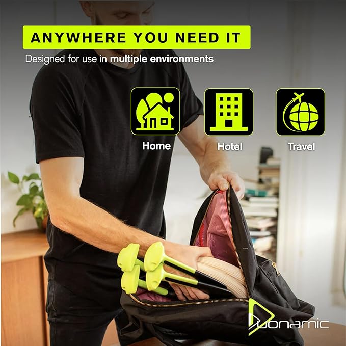 Duonamic Eleviia: Portable Doorway Pull-Up Bar – Lightweight, Travel-Ready, 250 lb Capacity