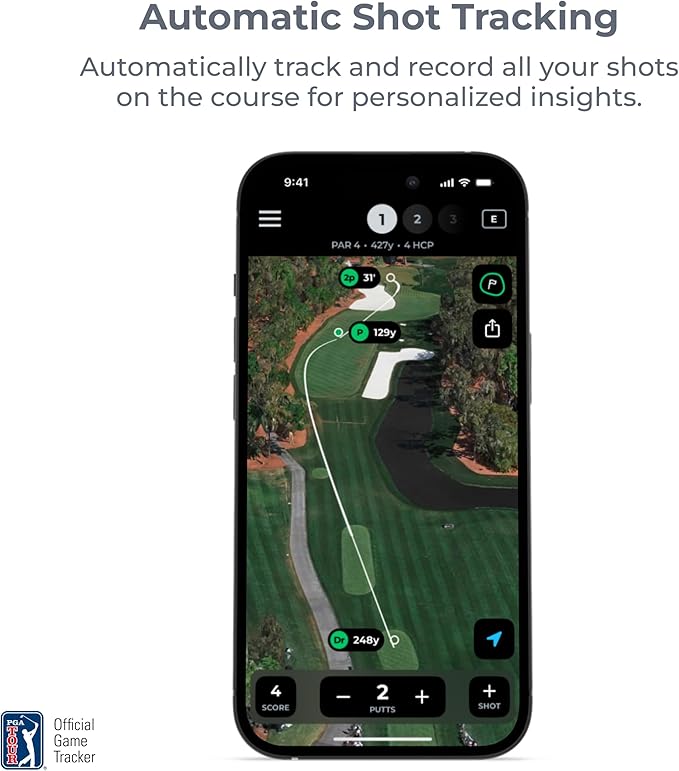 Arccos Golf Pride MCC & Tour Velvet Smart Grips: Golf's #1 Game Tracking Platform, Automatic Shot Tracking, A.I. Powered GPS Rangefinder, Strokes Gained Analytics & Smart Club Distances