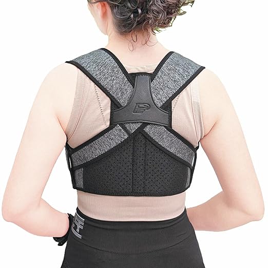 CMCOOPLX Posture Corrector for Women-Invisible Lightweight Back Brace Support for Neck, Shoulder and Upper Back Pain Relief - Improve Posture, Correct Hunchback Slouching (Medium)