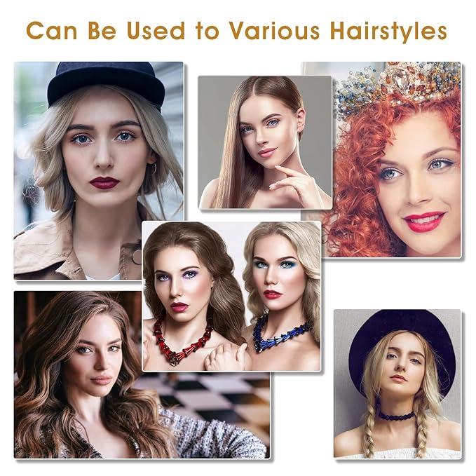 Molain Silicone Wig Grip Band 4Pcs Adjustable Wig Fix Headband Non-slip Elastic Wig Gripper Women Men Wig Bands Sweat-proof Hold Wig Cap Hairband