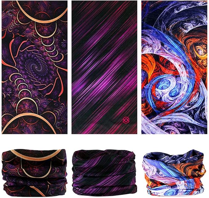 Headband Neck Gaiter Head Wrap Headwear Face Mask Magic Scarf Bandana for Men and Women