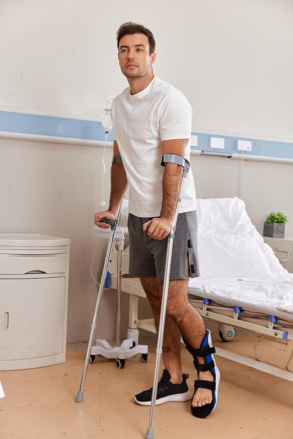 Deyeek Unisex Tear Away Shorts Snap On Athletic Cotton Shorts Post Knee Surgery Recovery Hip Replacement Pants with Pockets