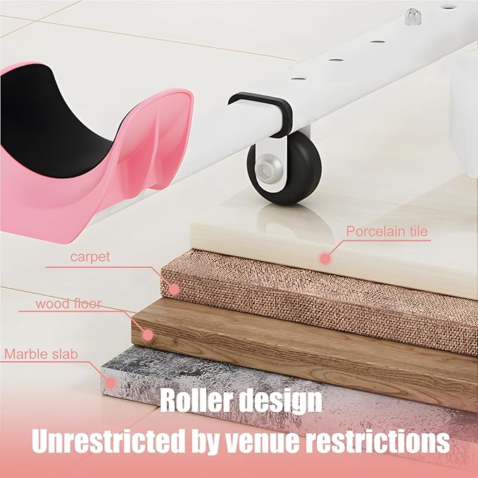 Split Machine for Flexibility, Leg Stretcher Stretching Equipment, Split Stretcher Machine, Splits Trainer, 300lbs Weight Capacity, Yoga Ballet Dance and Gymnastics Training Equipment Pink1