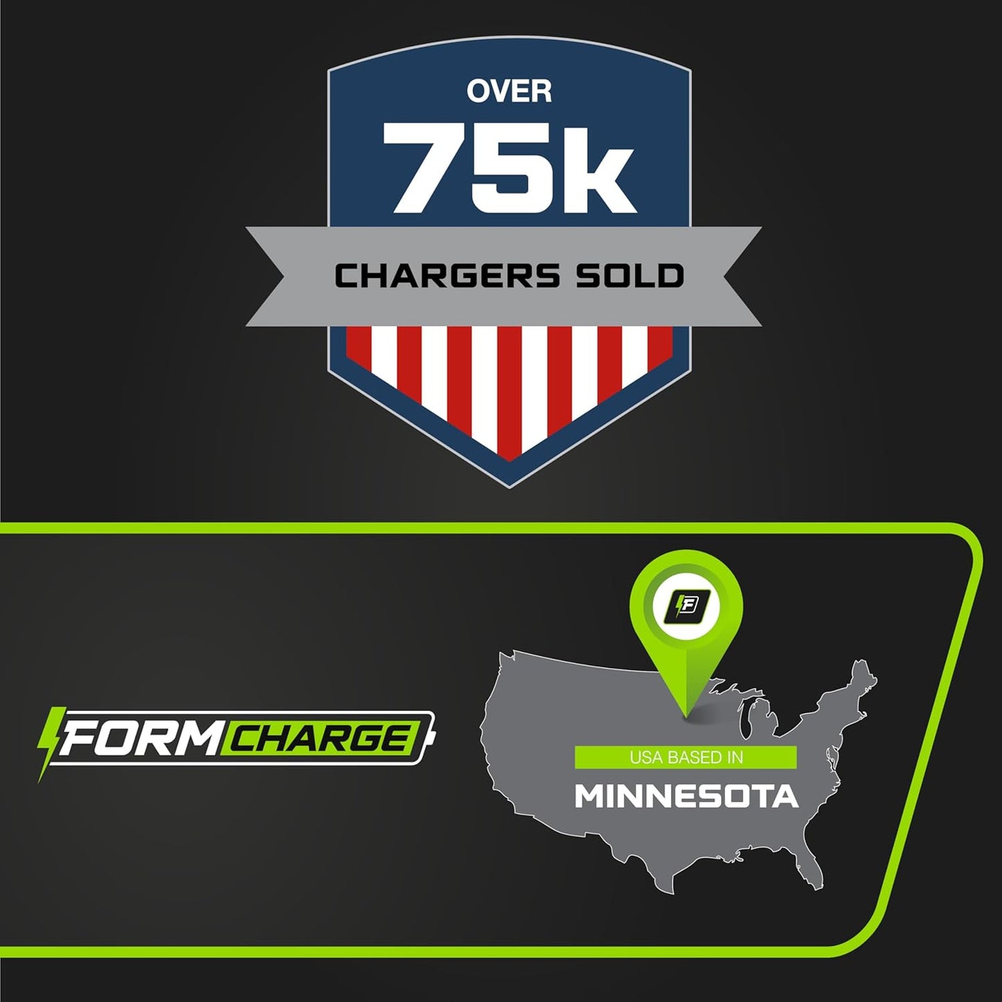 FORM 24 Volt Battery Charger for Genie Skyjack, JLG Scissor Lift, Forklift, Electric Pallet Jack, Floor Scrubber - 24V 25A