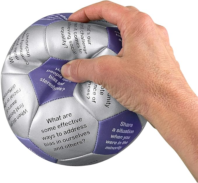 Trainers Warehouse 6" Thumball Collection, 32 Prompts for Conversation, Team Building, Relationship and Training