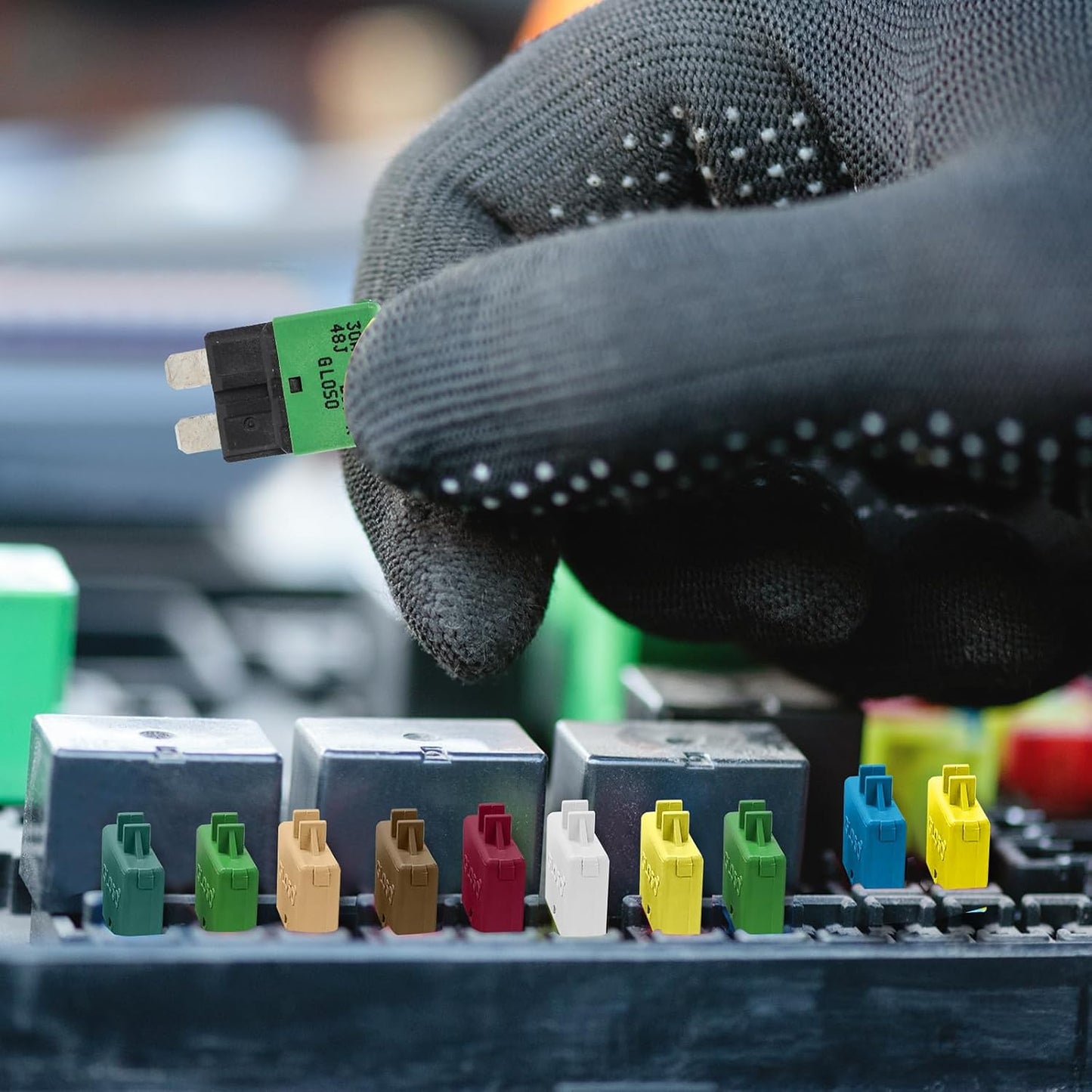 GLOSO Circuit Breaker Fuse E39 (T3) Manual Reset for Car Truck RV Automotive Marine Boat Trolling motor & Custom Wiring Audio battery protection/Low Profile ATC/ATO (15A - 5 Pack)