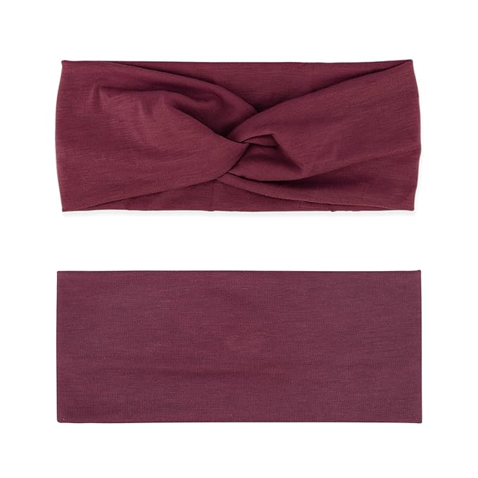 DRESHOW Headbands for Women Girls Vintage Headband Knotted Headwraps Criss Cross Hair Bands Accessories