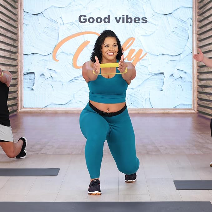 Beachbody Resistance Bands for Booty and Thigh Workouts, Unisex Strength Workout Exercise Loops for Women & Men, Light, Medium & Heavy Resistance Levels, 12 Inch, 3 Pack