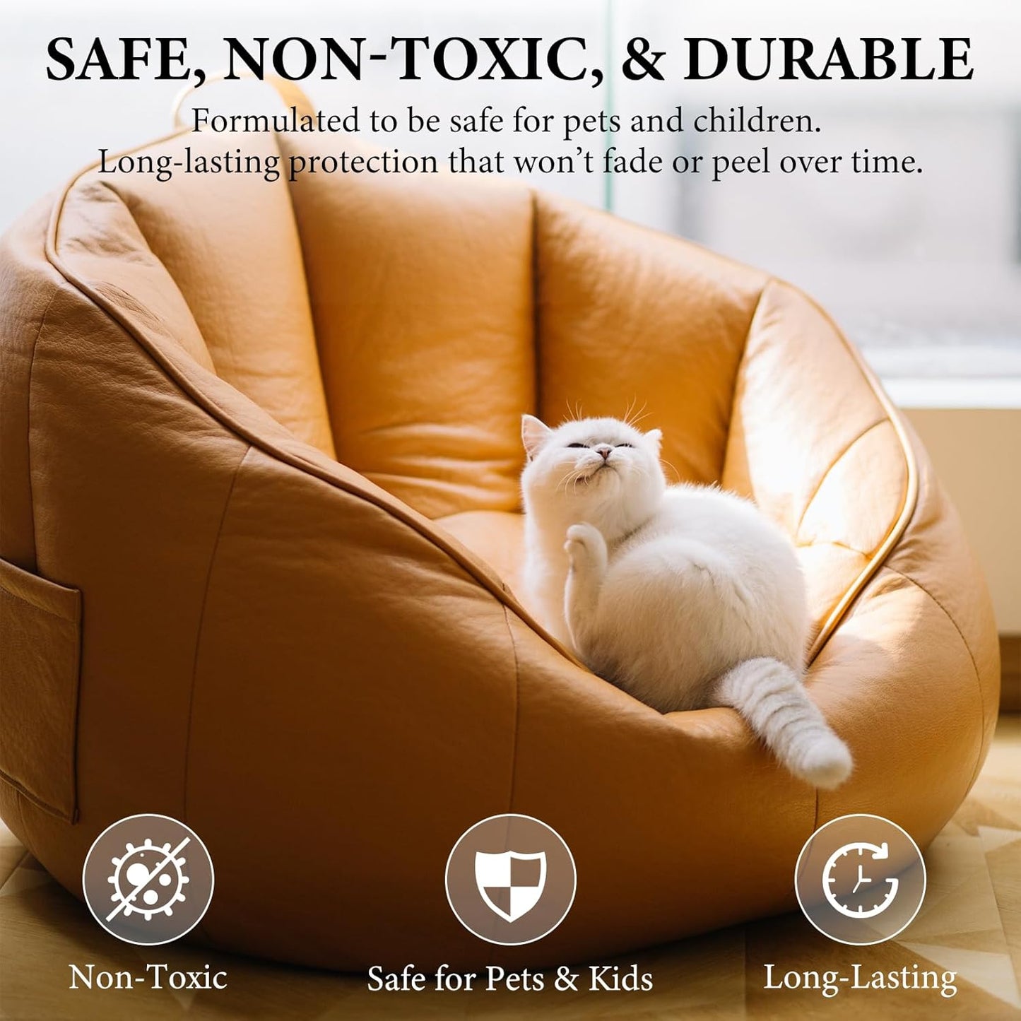 Leather Recoloring Balm Leather Color Restorer Scratch Repair Leather Paint for Furniture Couches Car Seats Shoes Bags Leather Dye and Scratched Leather with Leather Conditioner - Black