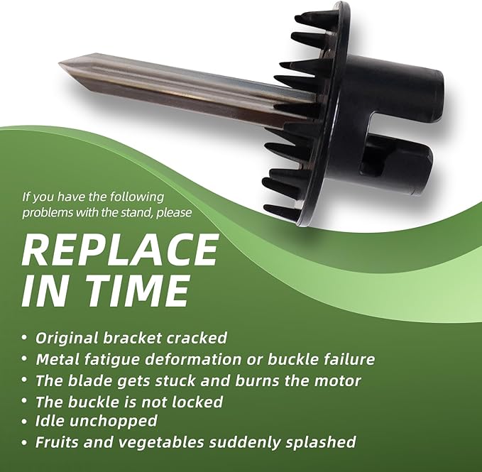 W11032781 Holder Spiralizer Stand Mixer Fruit Vegetable Attachment Fits for Whirlpool Kitchen Aid Replacement Parts W10801017 (1PC)