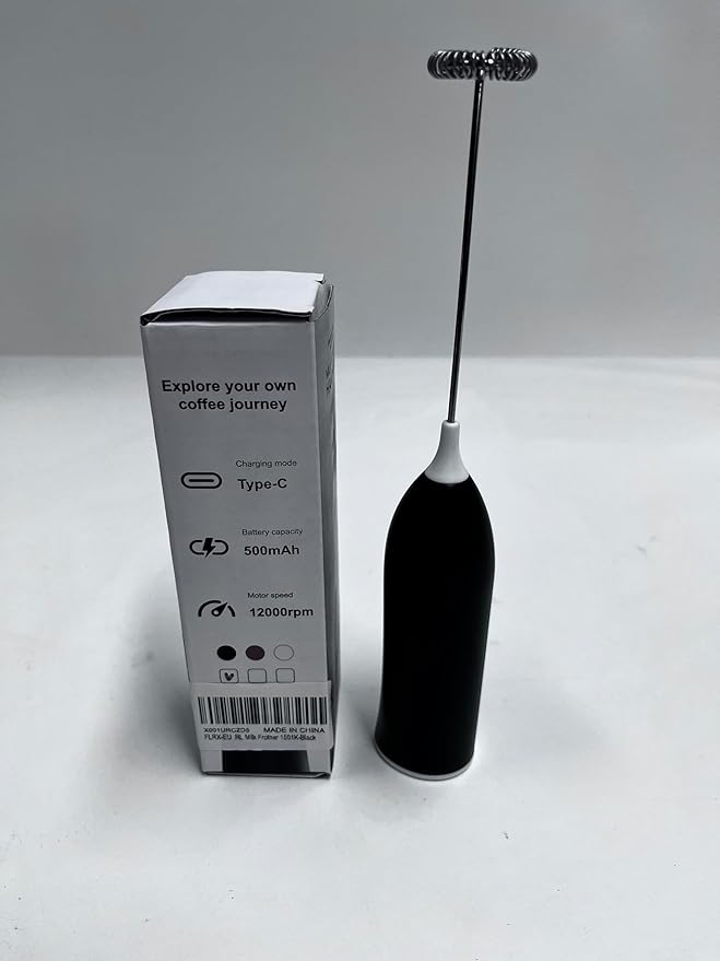 Handheld Coffee Frother,USB-Rechargeable Hand Frother,Adjustable Handheld Milk Frother for Cappuccinos, Hot Chocolate, Milkshakes, Egg Mix