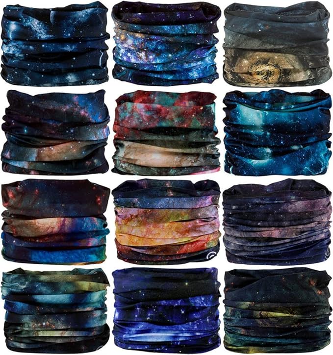 Neck Gaiter Headband Headwear Head Wrap Face Mask Magic Scarf Bandana for Men and Women