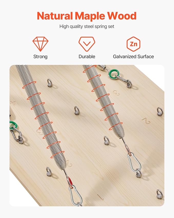 VEVOR Pilates Reformer Machine, Pilates Workout Equipment for Home Gym Studio Use, Pilates Bed with Dual Resistance- Spring & Cord, Reformer Set, Up to 400 LBS