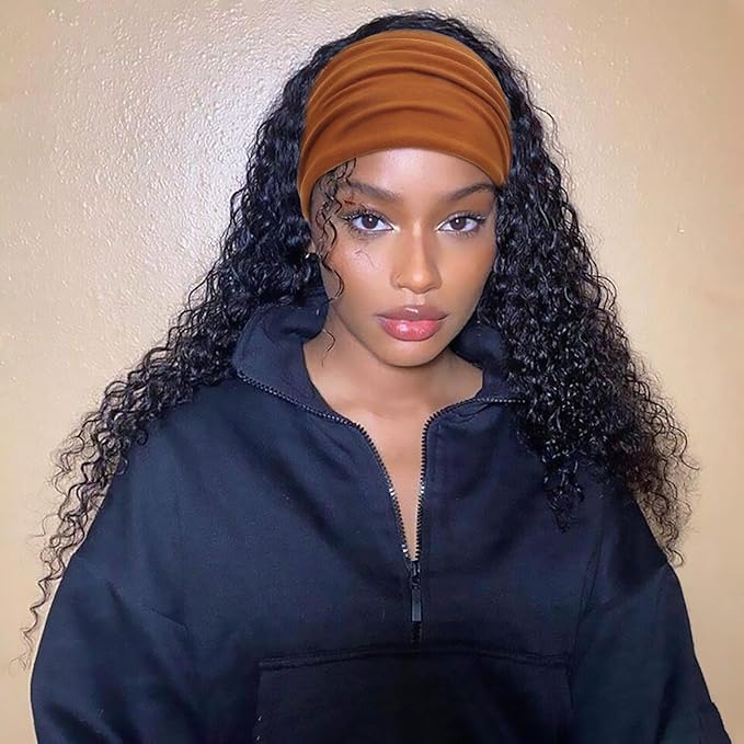 DRESHOW 4 Pack Turban Headbands for Women Wide Vintage Head Wraps Knotted Cute Hair Band Accessories