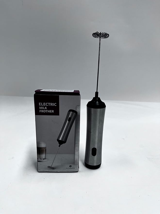 Handheld Coffee Frother,USB-Rechargeable Hand Frother,Adjustable Handheld Milk Frother for Cappuccinos, Hot Chocolate, Milkshakes, Egg Mix