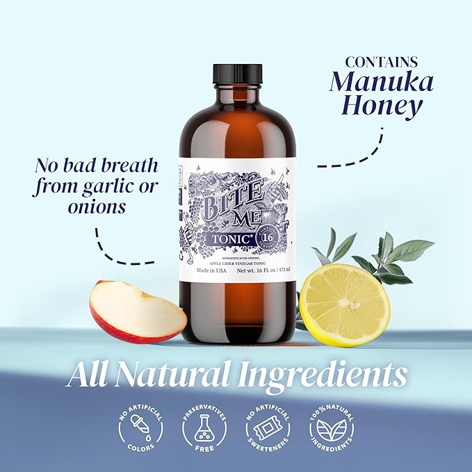 Bite Me Tonic - Apple Cider Vinegar with Manuka Honey Tonic