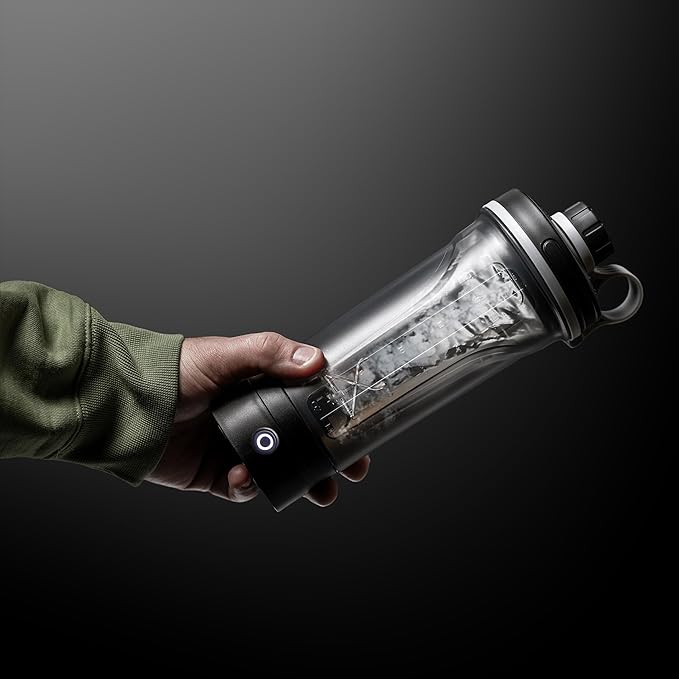 Electric Shaker Bottle, Portable Blender Protein Shaker, USB Rechargeable MixMate Blender For Protein Shakes Pre Workout Greens Coffee Pancake Mix Cocktail Cocktails (Moonlight Blue)