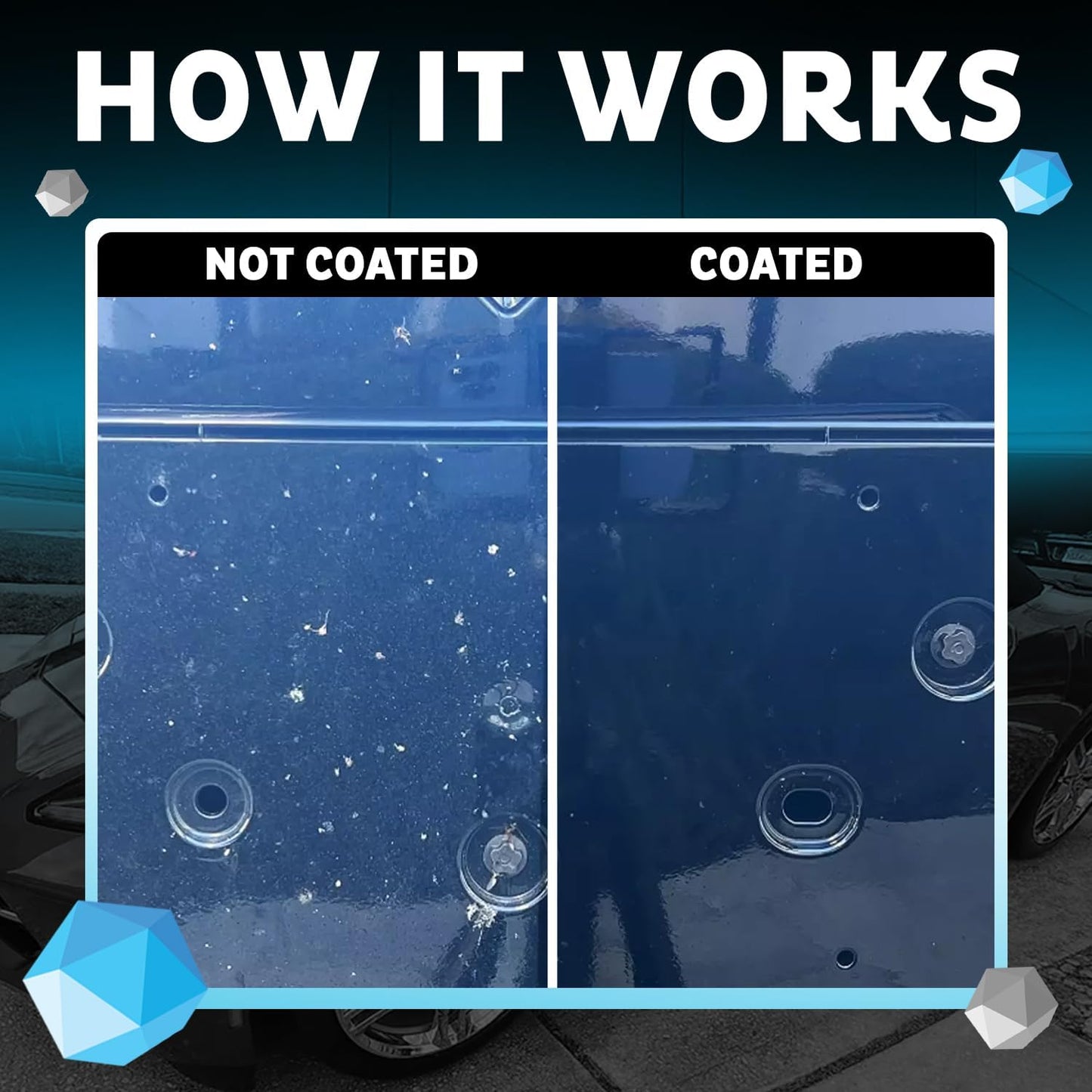 MAXL ONE ™ Car Spray with Triphene® Technology, Quick Spray & Wipe All Purpose Waterless Detailer - Clean, Shine, Protect Paint, Glass, Wheels, and Plastic Trim Without Pre-Washing (1 Gallon)