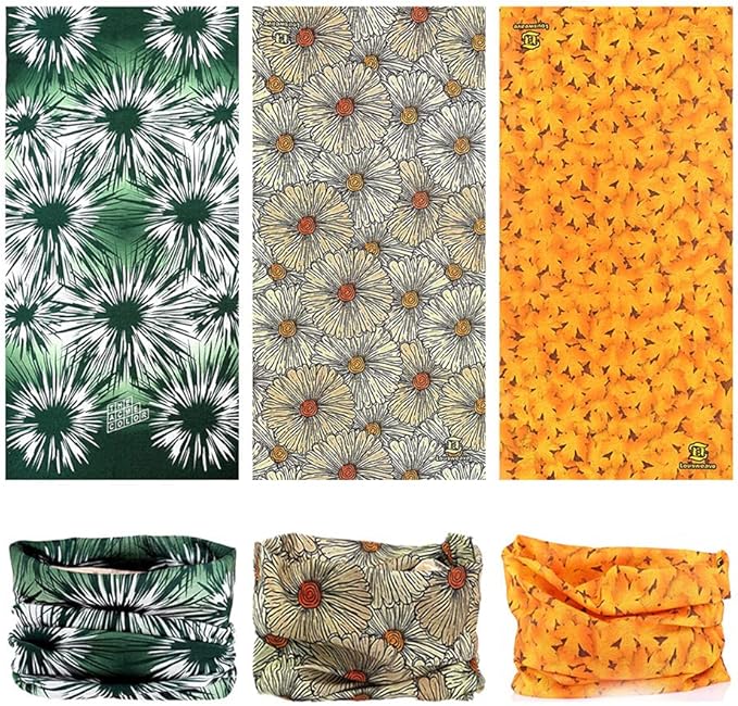 Headband Neck Gaiter Head Wrap Headwear Face Mask Magic Scarf Bandana for Men and Women