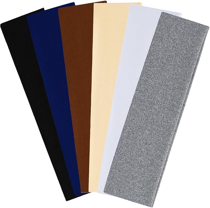 Yoga Headbands for Women, Non Slip Elastic Sweat Hairbands, Solid Color Head Accessories Headscarves Hair Hoop, Sweat-absorbing Hairbands for Sports, Fitness, Running