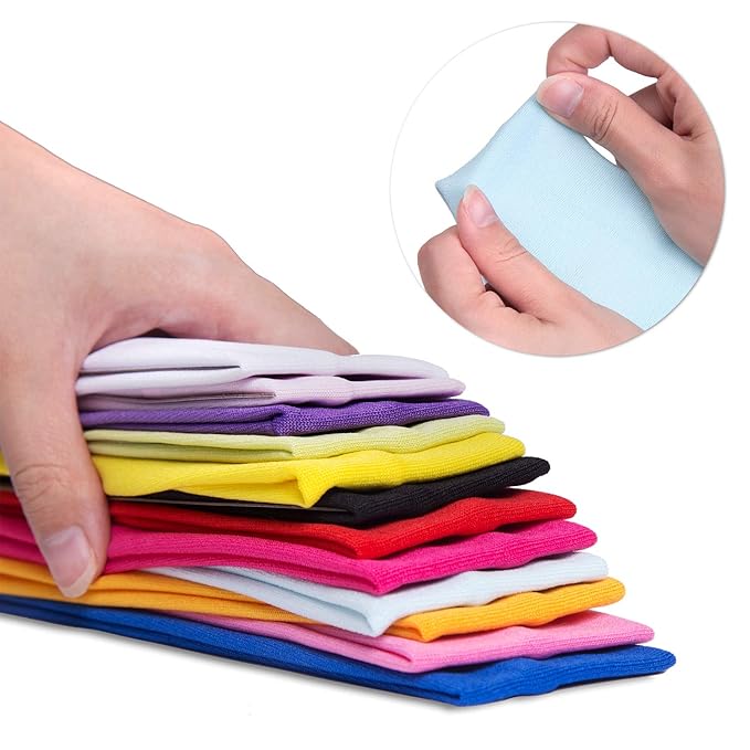 DERAYEE Women Yoga Hair Bands, 12 Colors Soft Elastic Headbands for Sport Workout Head wrap accessories