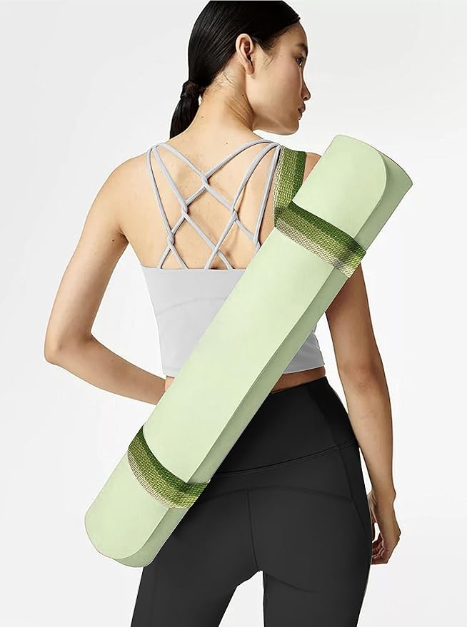 Yoga Mat Carrier Strap | Adjustable Mat Holder Sling for Carrying Mats | Thick & Comfy Texture | Yoga Mat Strap