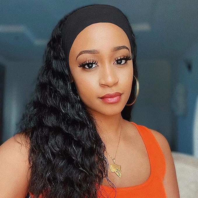 RITOPER Wide Headbands for Women Non Slip, Workout Yoga Running Womens Headband Boho Hair Bands for Women's Hair, Thick Sweat Head Bands Solid Head Wraps Bandana