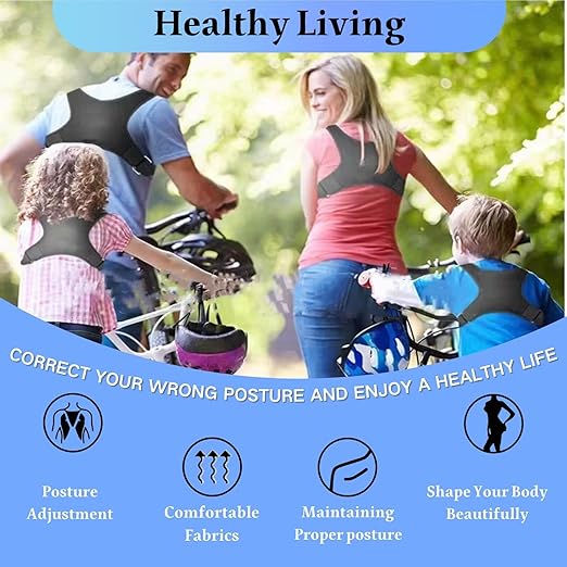 Posture Corrector for Women, Breathable Back Brace Posture Corrector, Adjustable Back Brace for Posture for Shoulder and Neck, Relief for Upper and Lower Back Pain