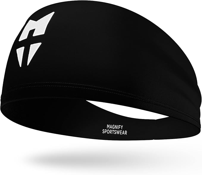 Men's Headband for Athletes of Faith - Moisture Wicking Athletic Sweat Band for Running, Gym, Workout, Football, Baseball, Basketball, Soccer - Magnify Sportswear