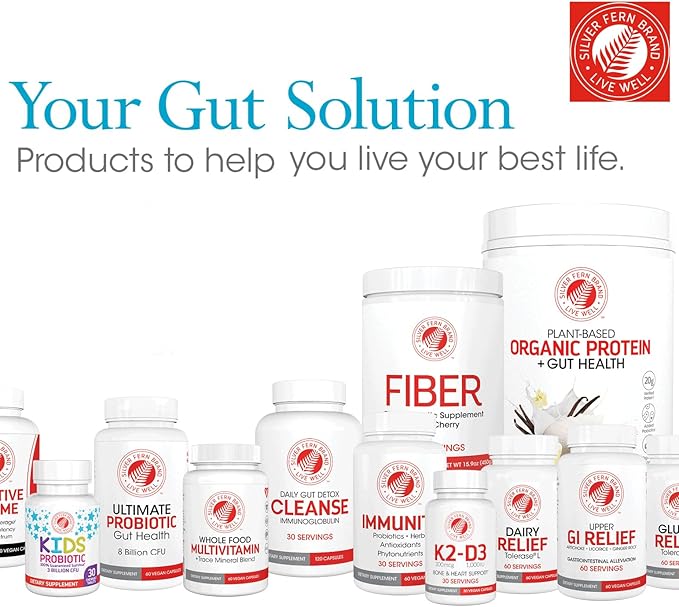 Silver Fern Brand Prebiotic Fiber Supplement β 2 Pack β Non-GMO XOS for Gut Microbiome & Digestive Balance β Vegan Capsules (Pack of 2)