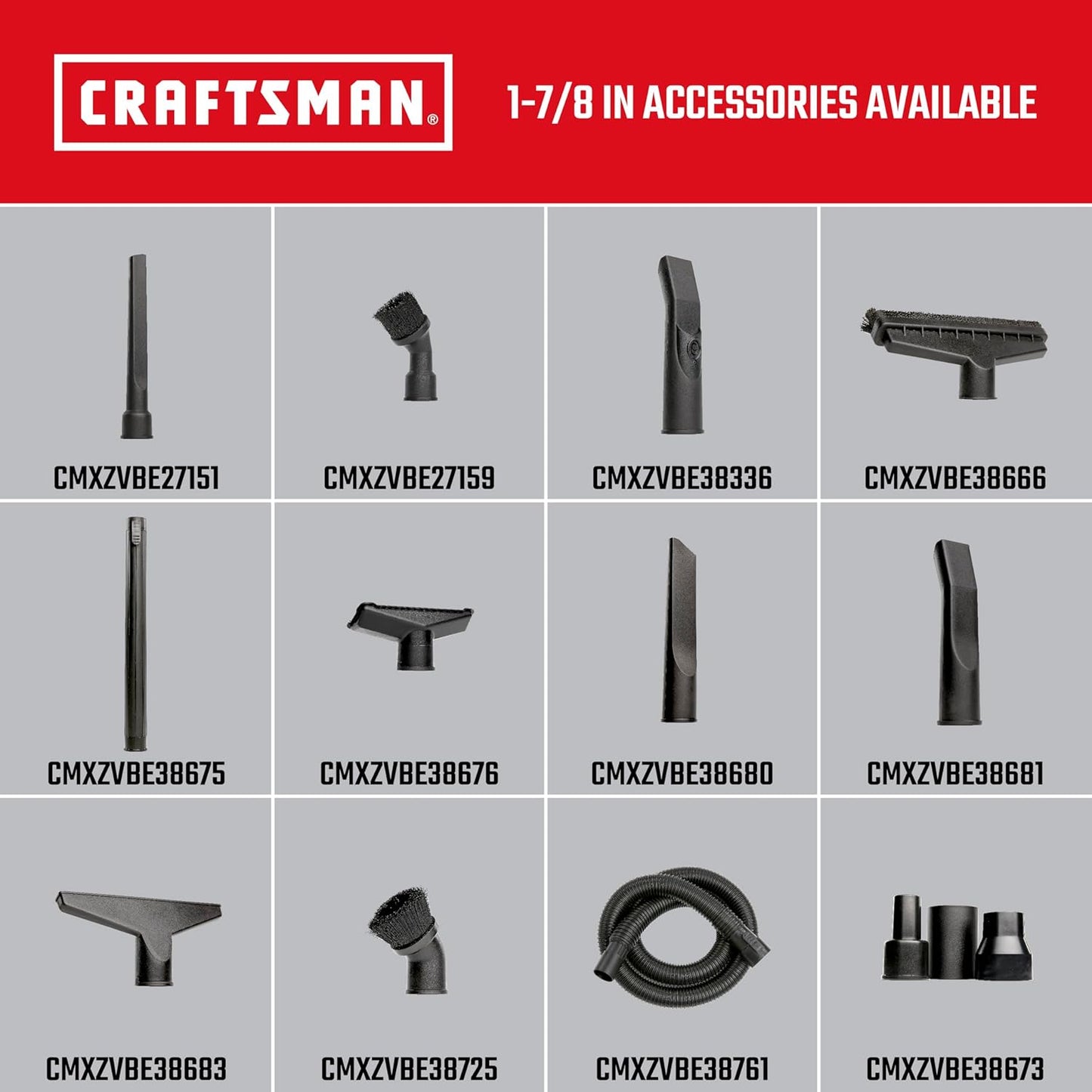 CRAFTSMAN CMXEVBE17590 9 Gallon 4.25 Peak HP Wet Dry Vac, Portable Shop Vacuum Wet and Dry with Filter, Dust Bag, Hose and Attachments for Home, Garage and Automotive Cleaning