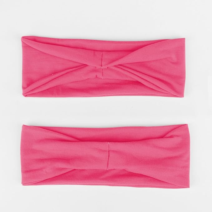 DRESHOW Yoga Sports Headbands for Women Elastic Non-Slip Headbands Workout Running Hair Bands 6 Pack