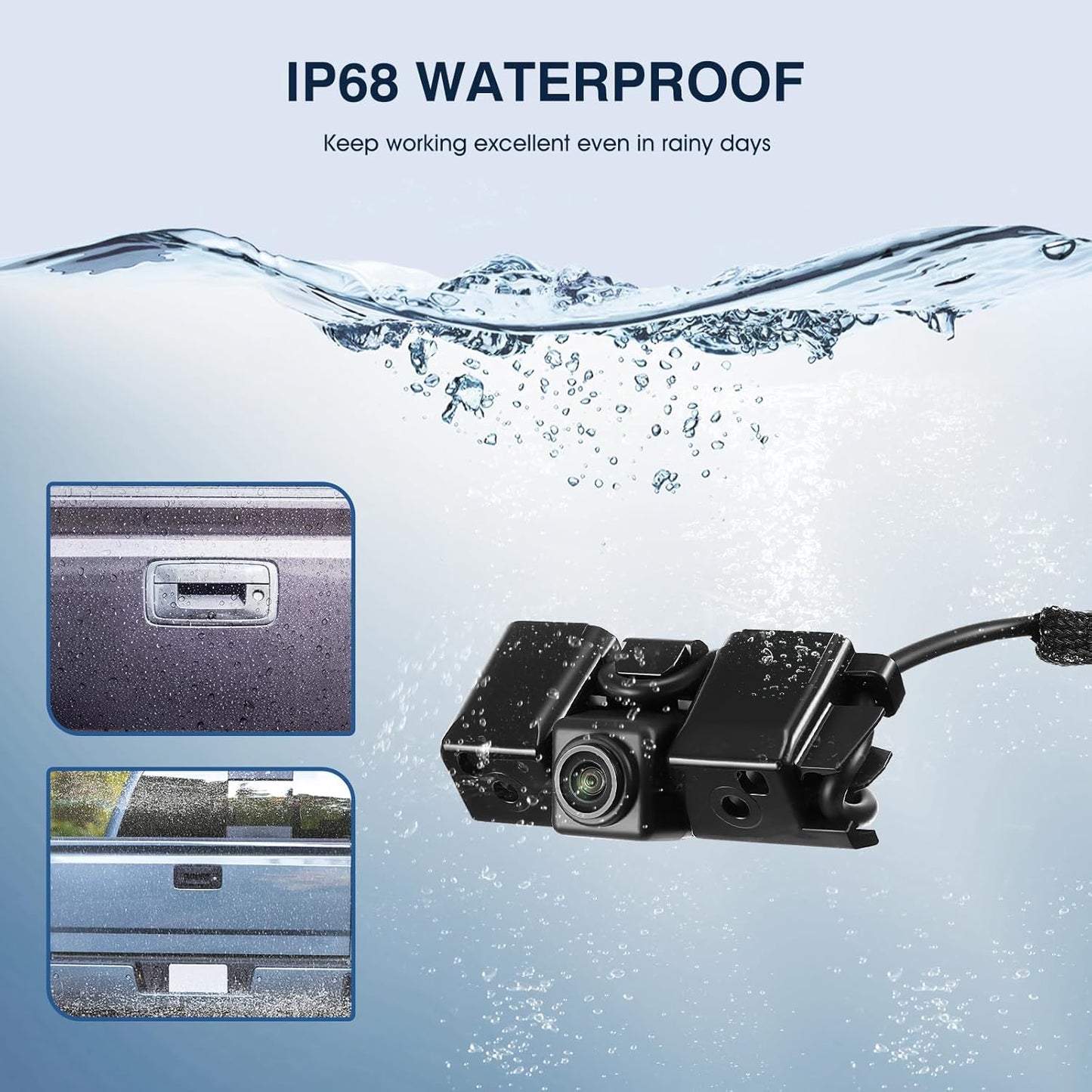 Rear View Backup Reverse Camera Fit for Chevy Silverado, Fit for GMC Sierra 1500 HD 2500 HD 3500 HD 2016-2018,Safety Parking Back Up Assist Camera OE Number 84062896