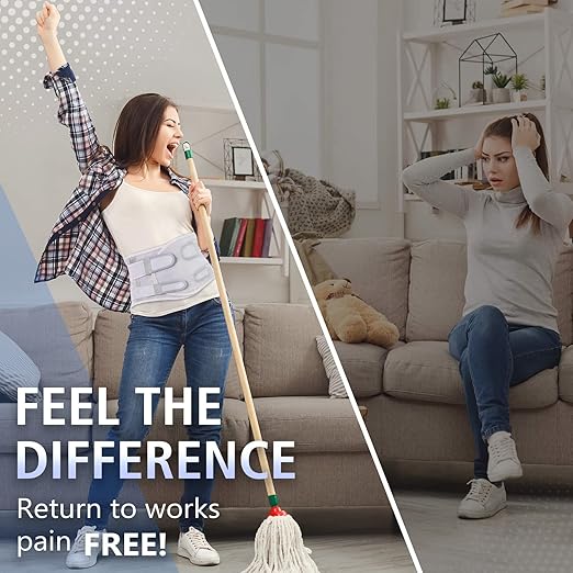 Breathable Back Brace for Lower Back Pain - Back Support Belt for Women, Relieve Lower Back Pain, Improve Posture with Comfort Back Pain Relief