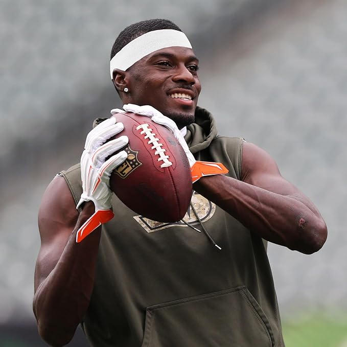 4 Pack Sweatbands Sports Headband for Men and Women, Moisture Wicking Athletic Workout Headband for Running, Tennis, Basketball, Yoga, Gym Stretchy Unisex Sweatband