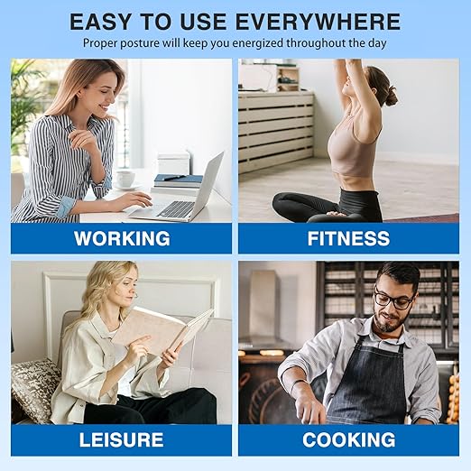 YUNYILAN Posture Corrector for Women and Men - Adjustable Shoulder Back Brace - Upper Back Pain Relief, Improve Posture Correct Hunchback Slouching Kyphosis Invisible Under Clothes