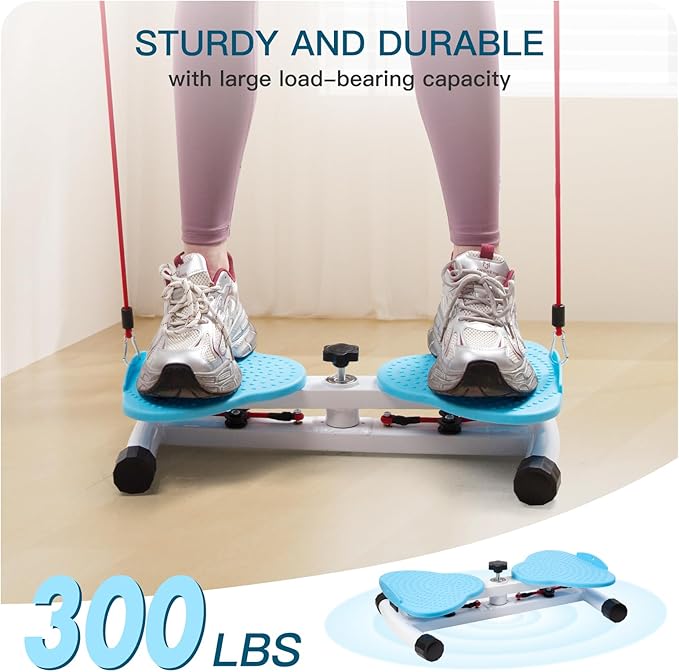 Waist Twisting Machine Pilates Twister Ab Twister Board with 300 lbs Capacity, Noiseless Home Gym Equipment for Core Exercise Slim Waist Belly Fat Workout for Women