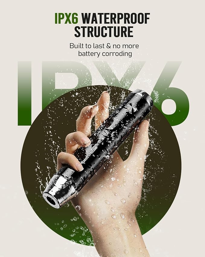 Maestri House Rechargeable Milk Frother, LunaFro NS Handheld Electric Foam Maker Waterproof Detachable Stainless Steel Whisk Drink Mixer Foamer for Lattes, Cappuccino, No Stand