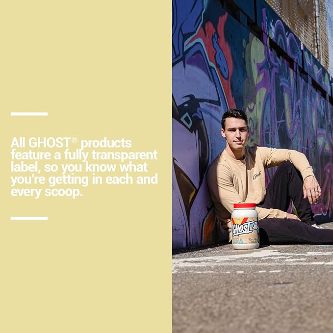 GHOST Whey Protein Powder, Cereal Milk - 2LB, 25G of Protein - Whey Protein Blend - Post Workout Fitness & Nutrition Shakes, Smoothies, Baking & Cooking - Soy & Gluten-Free