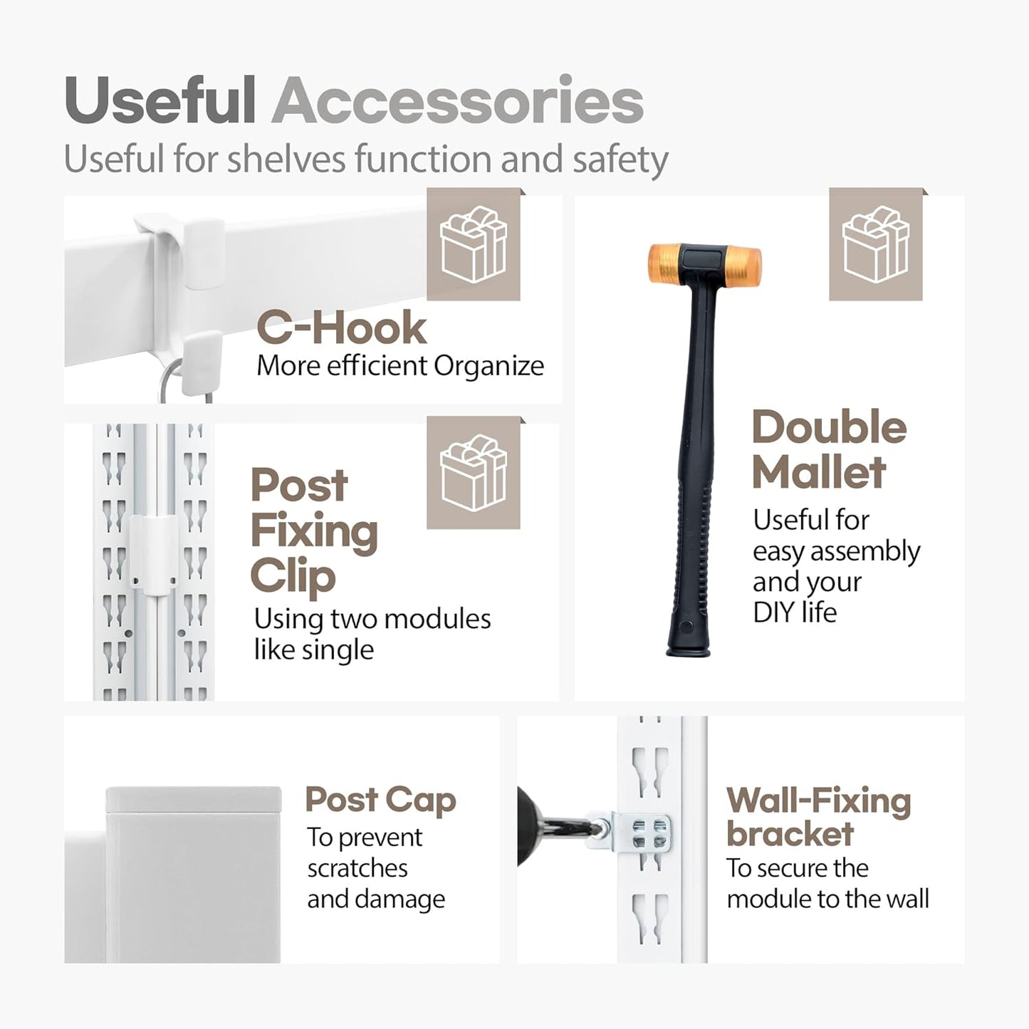 HOMEDANT House 5-Tier Laminated Metal Shelving Unit Adjustable Storage Utility Rack Heavy Duty Shelves Organization Multipurpose Shelf Kitchen Garage Pantry Closet 3Pack