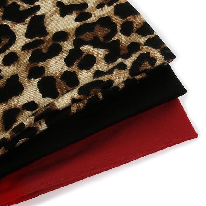 Huachi Wide Headbands for Women Non Slip Thick Womens Headbands Boho Elastic Hair Bands for Women's Hair Stretchy Sweat Headband for Workout Running Working