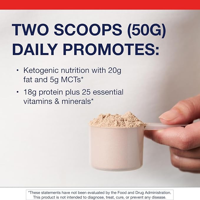Metagenics Ketogenic Shake - Ketogenic Diet Protein Shake - 25 Vitamins & Minerals - With Biotin, Calcium, Iron & Manganese - Non-GMO & Gluten-Free - Chocolate - 14 Servings