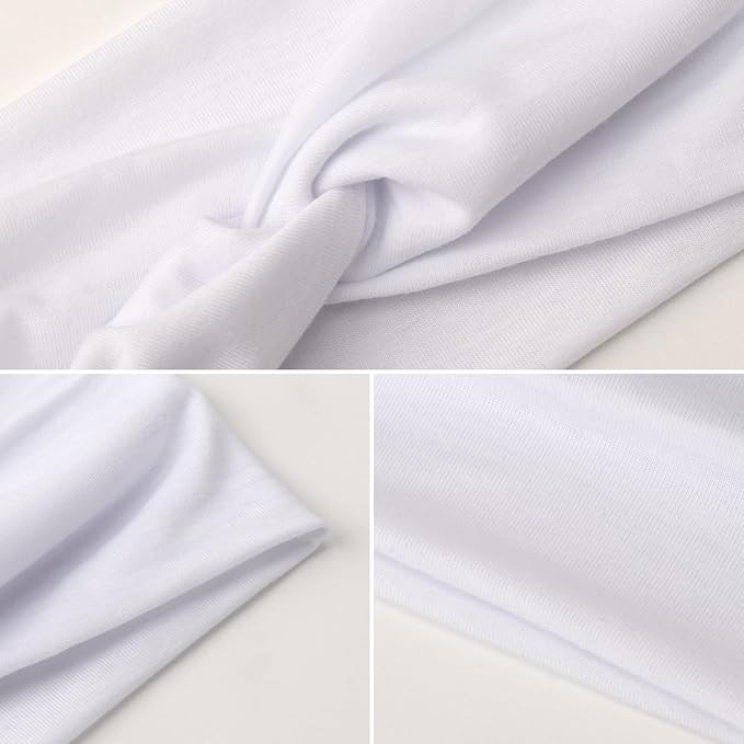 DRESHOW Headbands for Women Girls Vintage Headband Knotted Headwraps Criss Cross Hair Bands Accessories