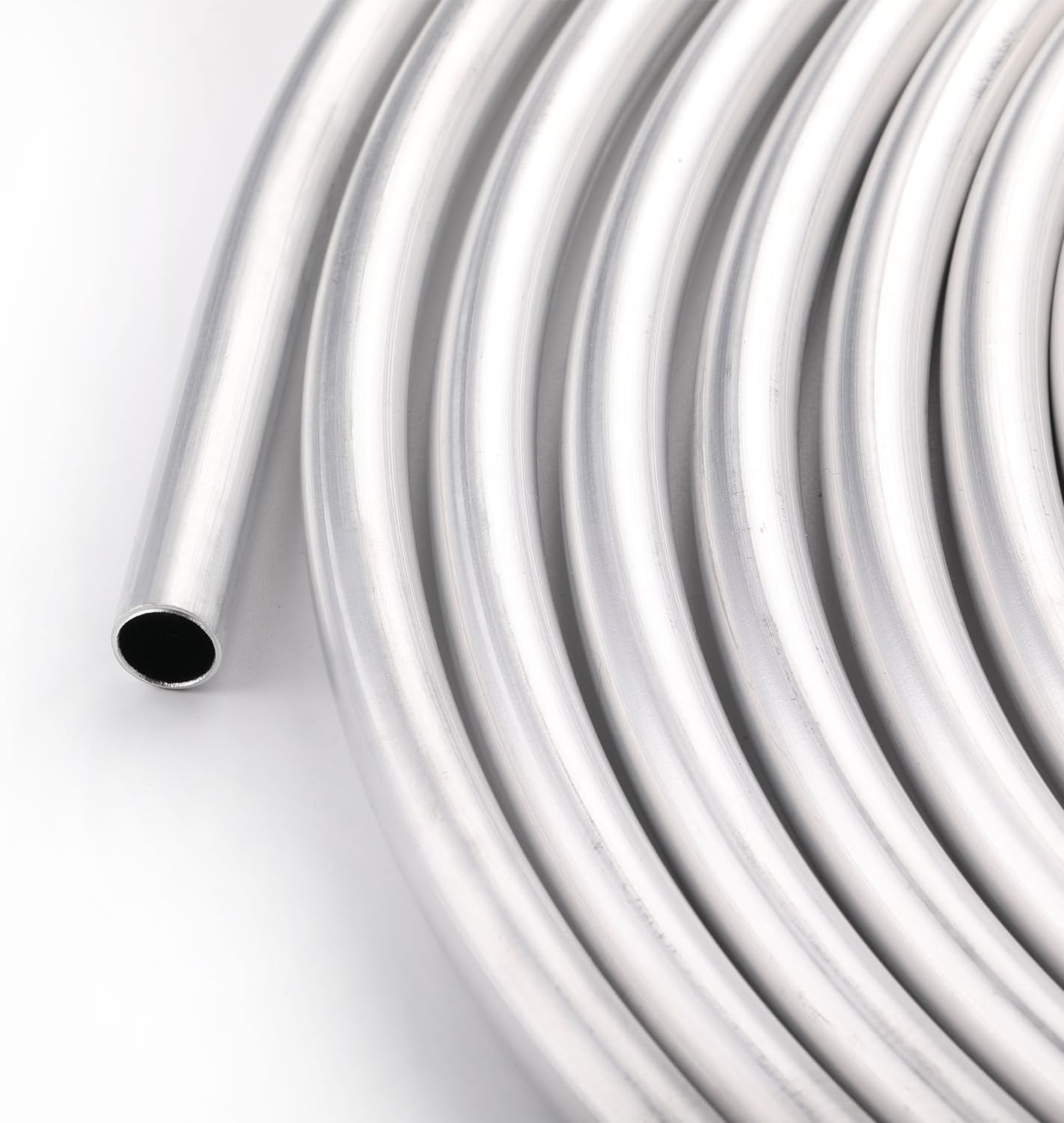 5/16" OD Aluminum Hard Fuel Line Hardline Tube Tubing Coil 10 Feet Roll
