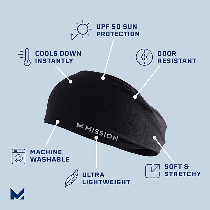 Tapered Cooling Headband by MISSION