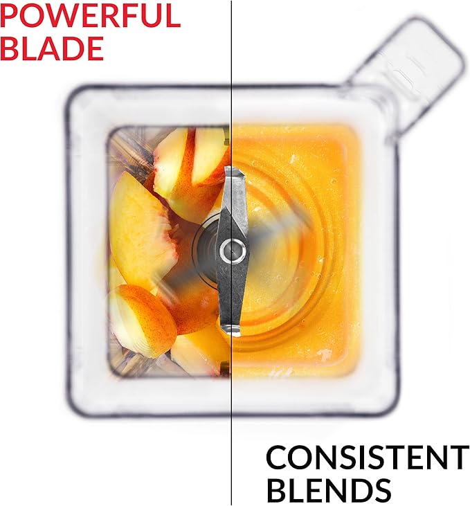 Blendtec Classic 575 Blender- WildSide+ Jar (90oz) and Four Side Jar (75oz) BUNDLE- 4 Pre-programmed Cycles-5-Speeds - Professional-Grade Power-Self-Cleaning - Poppy Red (C575A2319A-AMAZON)
